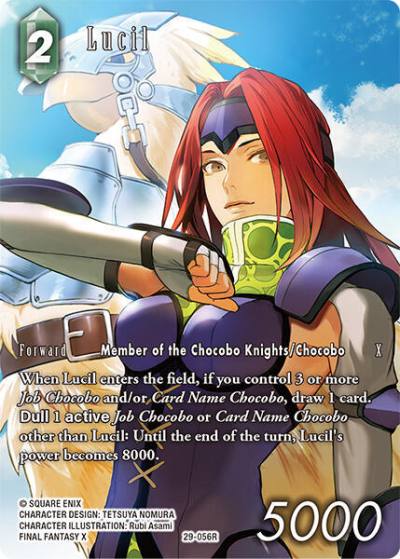 Lucil (Full Art) 29-056R Blissful Eternity Final Fantasy card