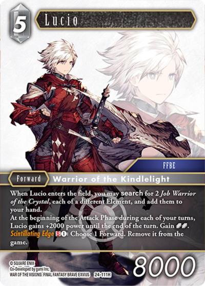 Lucio 24-111H Hidden Legends Final Fantasy card