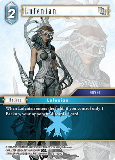 Lufenian 21-039C Beyond Destiny Final Fantasy card