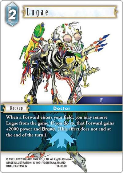 Lugae 14-038H Opus XIV: Crystal Abyss Final Fantasy card