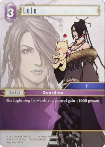 Lulu 1-150R Deck Exclusive Cards Final Fantasy card