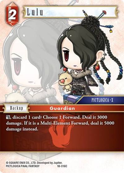 Lulu 18-016C Resurgence of Power Final Fantasy card