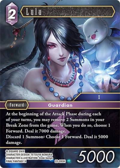 Lulu 22-090H Hidden Hope Final Fantasy card