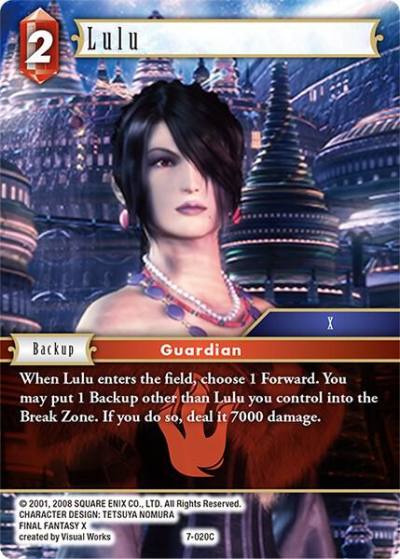Lulu 7-020C Opus VII Final Fantasy card