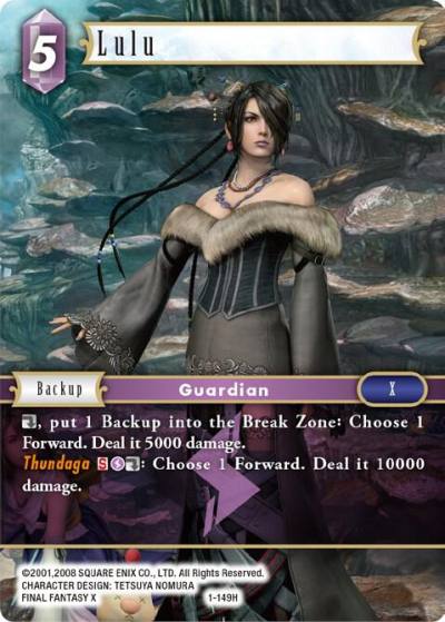Lulu Hero 1-149H Opus I Final Fantasy card