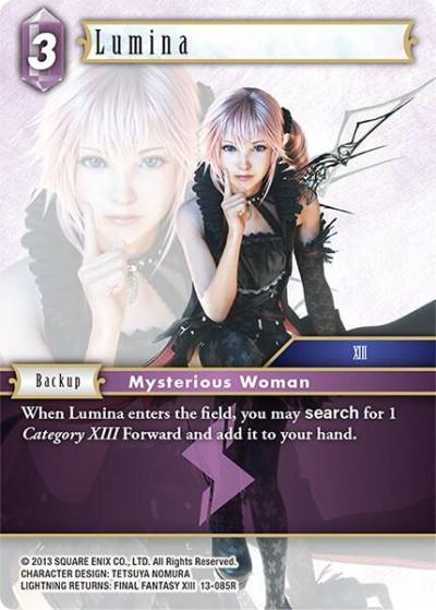 Lumina 13-085R Opus XIII: Crystal Radiance Final Fantasy card