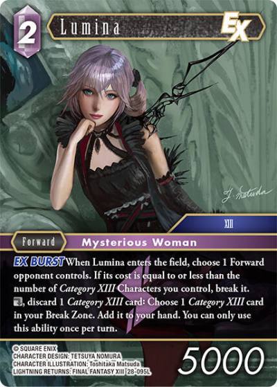 Lumina EX 28-095L Dreamlike Oceans Final Fantasy card