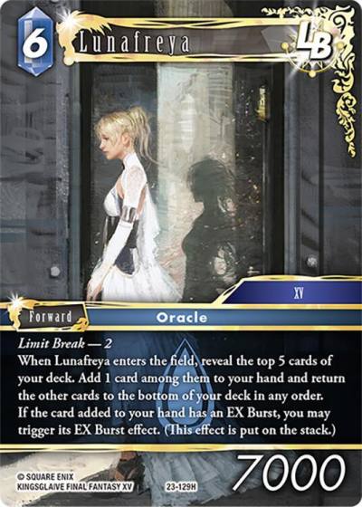 Lunafreya LB 23-129H Hidden Trials Final Fantasy card