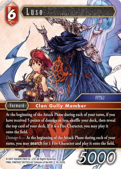 Luso 16-020L Emissaries of Light Final Fantasy card