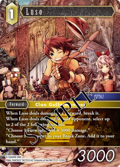 Luso 27-125S Starter Set 2025 Final Fantasy card