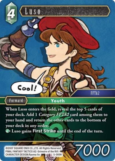 Luso 5-069H Opus V Final Fantasy card