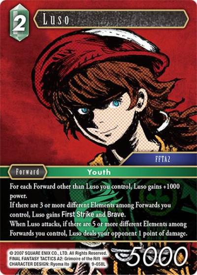 Luso 9-058L Opus IX Final Fantasy card