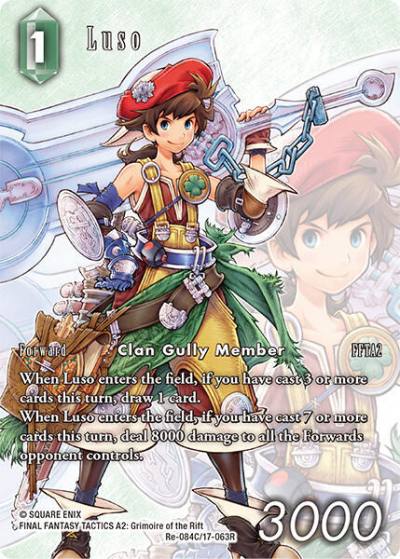 Luso Full Art Re-084C/17-063R Legacy Collection Final Fantasy card
