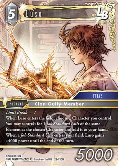 Luso LB 23-130H Hidden Trials Final Fantasy card