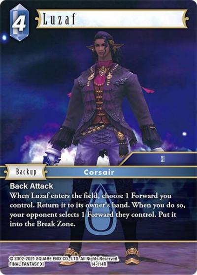 Luzaf 14-114R Opus XIV: Crystal Abyss Final Fantasy card