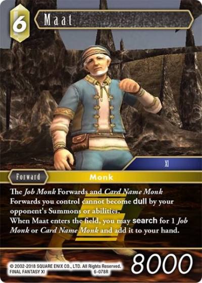 Maat 6-078R Opus VI Final Fantasy card