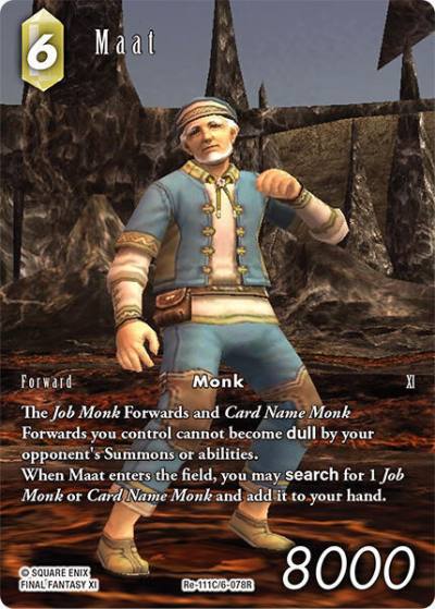 Maat Full Art Re-111C/6-078R Legacy Collection Final Fantasy card