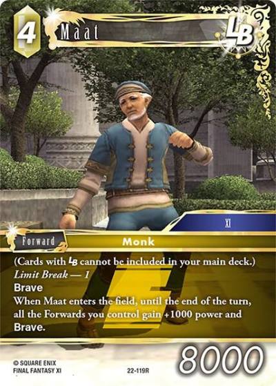 Maat LB 22-119R Hidden Hope Final Fantasy card