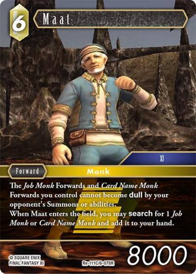 Maat Re-111C/6-078R Legacy Collection Final Fantasy card