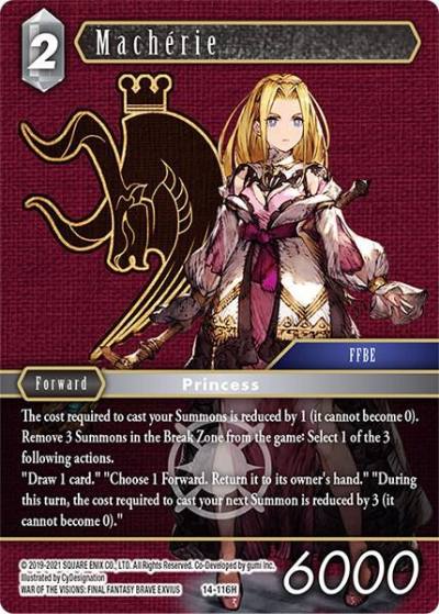 Macherie 14-116H Opus XIV: Crystal Abyss Final Fantasy card
