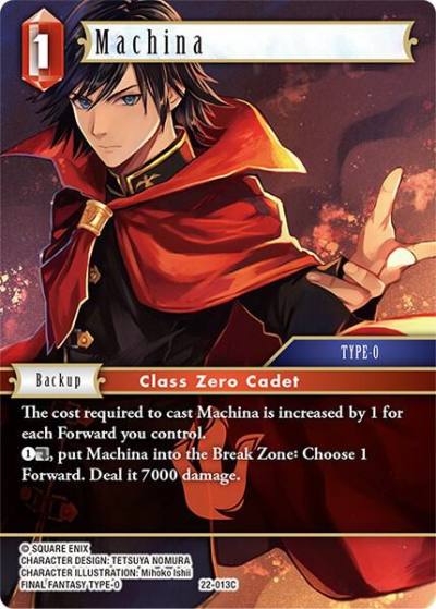 Machina 22-013C Hidden Hope Final Fantasy card