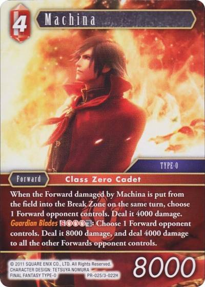 Machina Alternate Art Promo PR-025/3-022H FF: Promo Cards Final Fantasy card