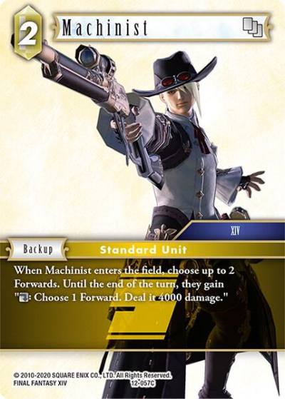 Machinist 12-057C Opus XII Final Fantasy card