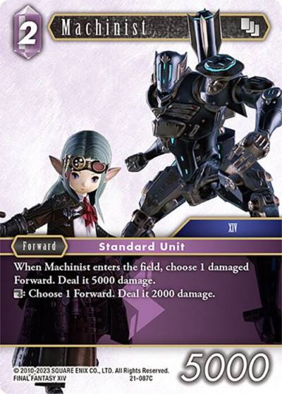 Machinist 21-087C Beyond Destiny Final Fantasy card