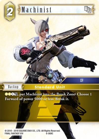 Machinist 6-069C Opus VI Final Fantasy card