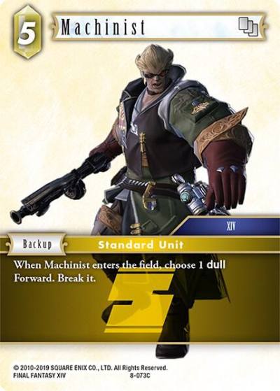 Machinist 8-073C Opus VIII Final Fantasy card