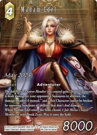 Madam Edel May 2023 PR-136/16-080H FF: Promo Cards Final Fantasy card