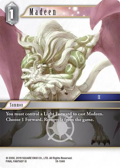 Madeen 19-104H From Nightmares Final Fantasy card