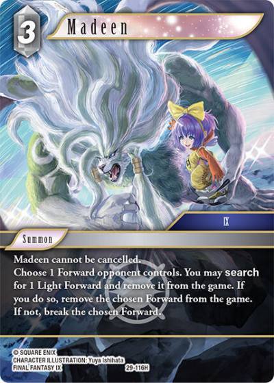 Madeen 29-116H Blissful Eternity Final Fantasy card
