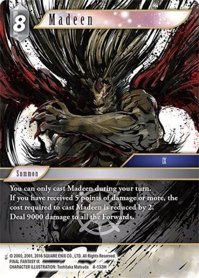 Madeen 8-133H Opus VIII Final Fantasy card