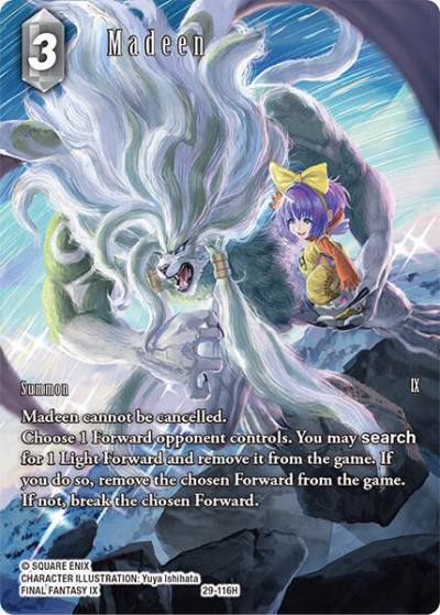 Madeen (Full Art) 29-116H Blissful Eternity Final Fantasy card