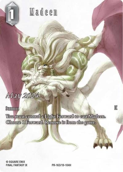 Madeen May 2024 PR-163/19-104H FF: Promo Cards Final Fantasy card