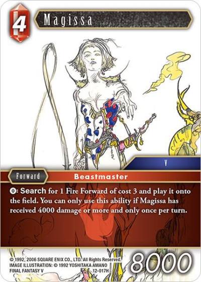 Magissa 12-017H Opus XII Final Fantasy card