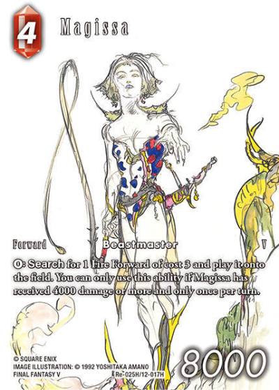 Magissa Full Art Re-025H/12-017H Legacy Collection Final Fantasy card