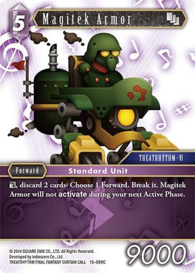 Magitek Armor 15-099C Crystal Dominion Final Fantasy card