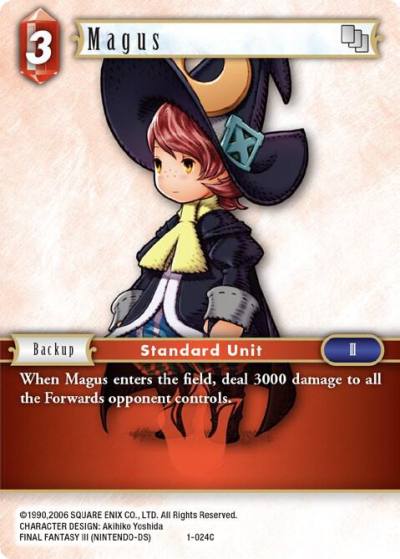 Magus Arc 1-024C Opus I Final Fantasy card