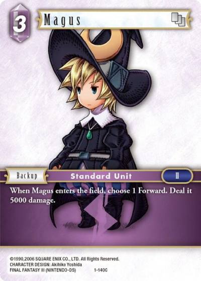 Magus Ingus 1-140C Opus I Final Fantasy card
