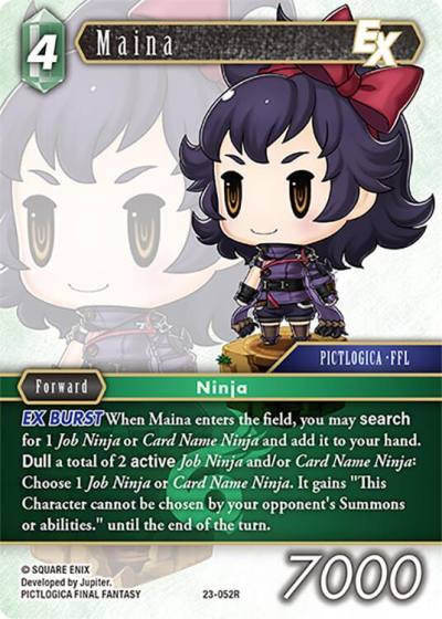 Maina EX 23-052R Hidden Trials Final Fantasy card