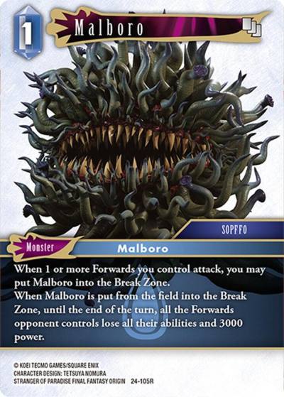 Malboro 24-105R Hidden Legends Final Fantasy card