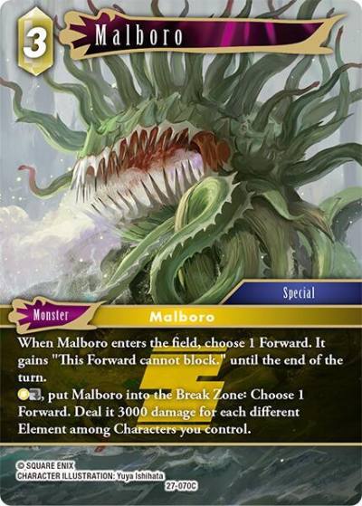 Malboro 27-070C Journey of discovery Final Fantasy card