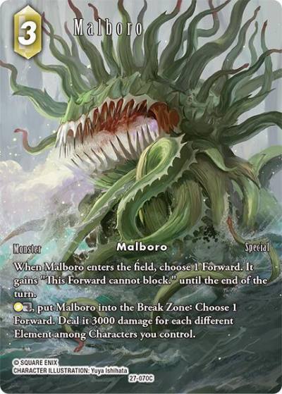 Malboro Full Art 27-070C Journey of discovery Final Fantasy card