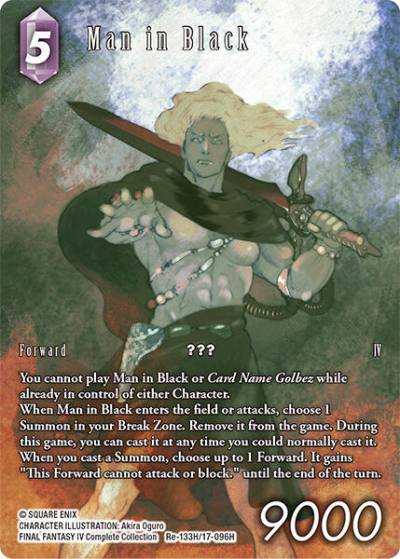 Man in Black Full Art Re-133H/17-096H Legacy Collection Final Fantasy card