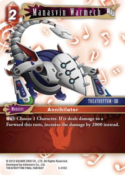 Manasvin Warmech 5-010C Opus V Final Fantasy card