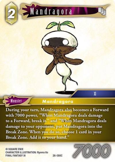 Mandragora 26-080C Gunslinger in the abyss Final Fantasy card