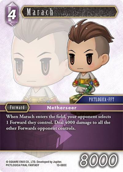 Marach 13-080C Opus XIII: Crystal Radiance Final Fantasy card