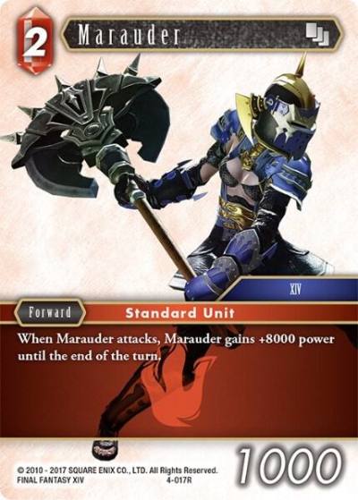 Marauder 4-017R Opus IV Final Fantasy card
